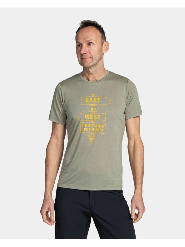 Kilpi Moška tehnična majica Kilpi GAROVE-M Temno zelena