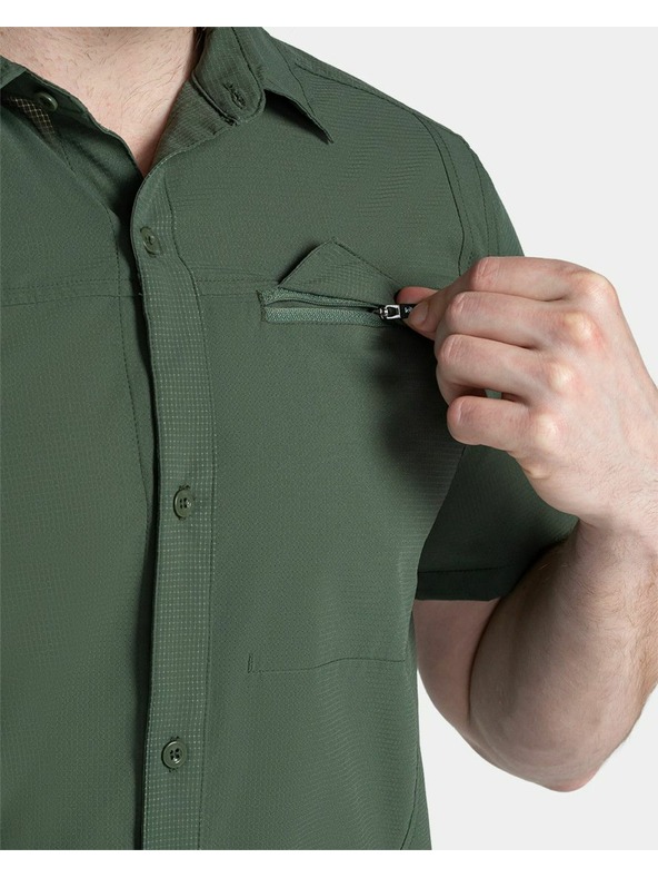 Kilpi Moška zunanja srajca Kilpi BOMBAY-M Temno zelena