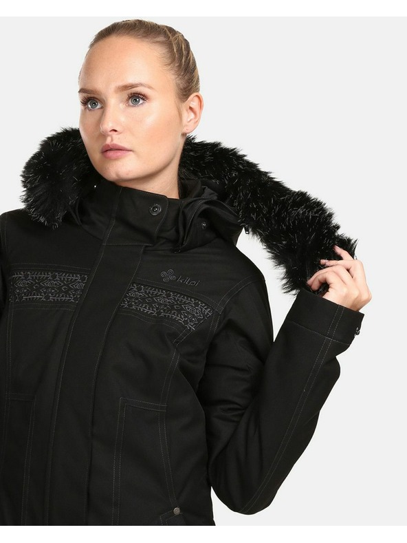 Kilpi Ženski zimski plašč Kilpi PERU-W Black