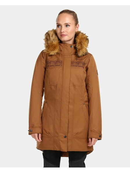 Kilpi Ženska zimska plašč Kilpi PERU-W Rjava