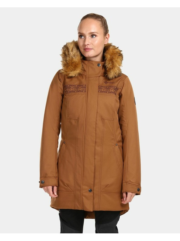 Kilpi Ženska zimska plašč Kilpi PERU-W Rjava