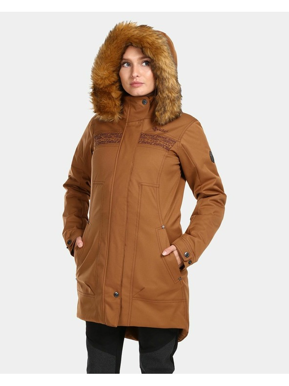 Kilpi Ženska zimska plašč Kilpi PERU-W Rjava