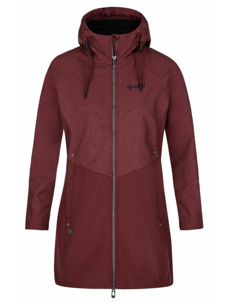 Kilpi Ženska softshell plašč Kilpi LASIKA-W Temno rdeča