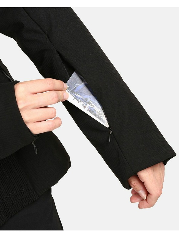 Kilpi Ženska smučarska jakna Kilpi EMILIN-W Črna