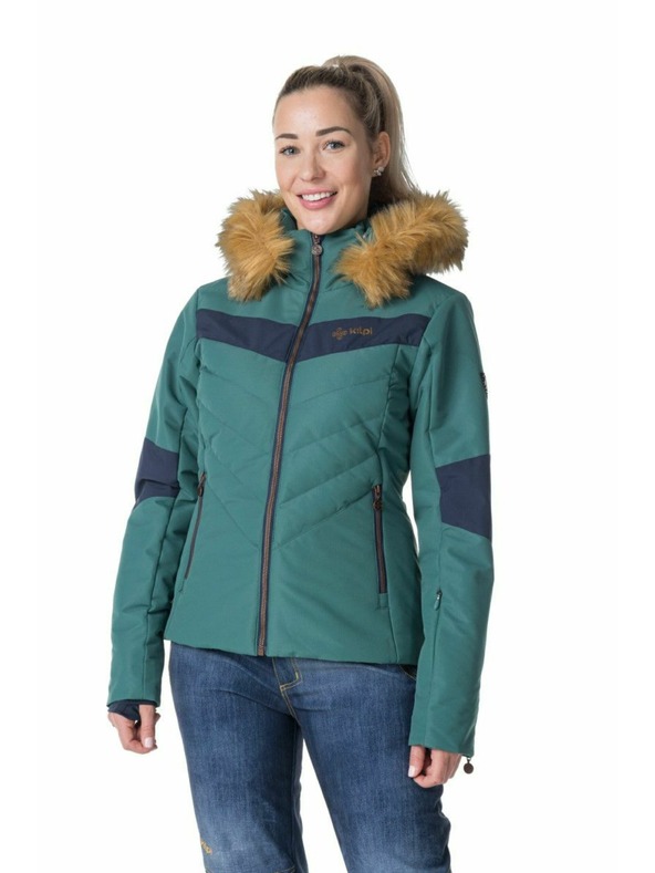 Kilpi Ženska smučarska jakna Kilpi ALISIA-W Temno zelena