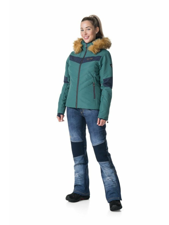 Kilpi Ženska smučarska jakna Kilpi ALISIA-W Temno zelena