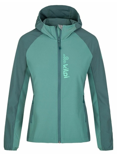 Kilpi Ženska softshell tekaška jakna Kilpi BALANS-W Temno zelena