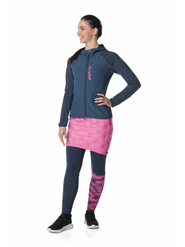 Kilpi Ženska softshell tekaška jakna Kilpi BALANS-W Temno zelena