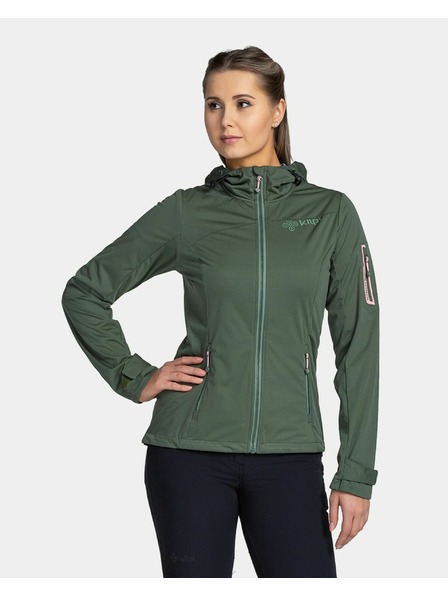 Kilpi Ženska softshell jakna Kilpi BELTRA-W Temno zelena