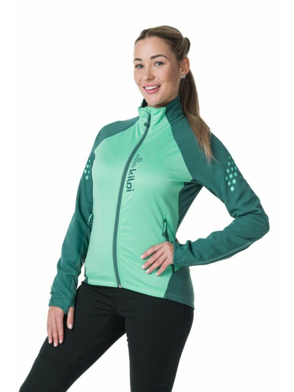 Kilpi Ženska tekaška jakna Kilpi NORDIM-W Temno zelena