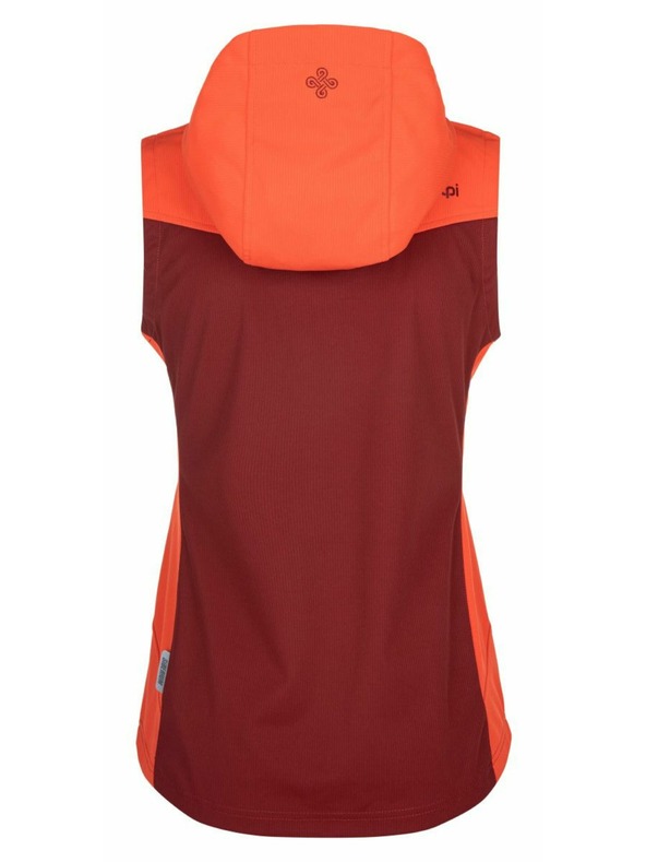 Kilpi Ženska softshell telovnik Kilpi CORTINA-W Temno rdeča