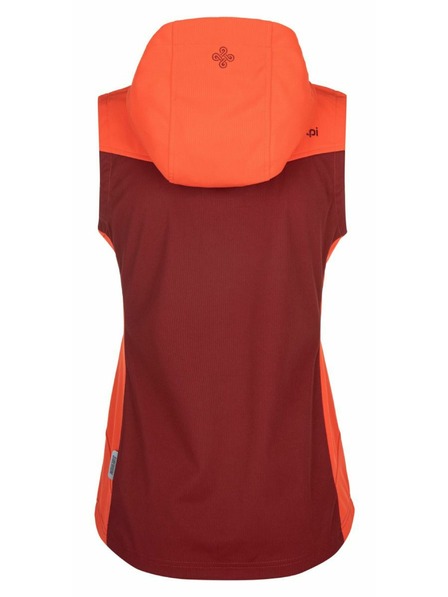 Kilpi Ženska softshell telovnik Kilpi CORTINA-W Temno rdeča