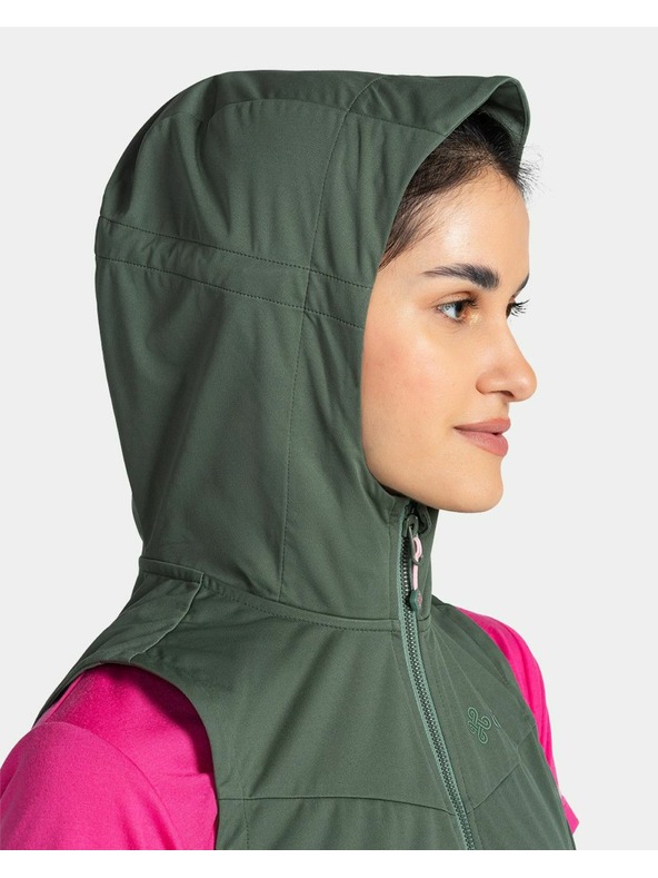 Kilpi Ženska softshell telovnik Kilpi MONILEA-W Temno zelena