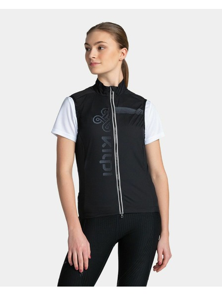Kilpi Ženska vetru odporna telovnik Kilpi FLOW-W Črna