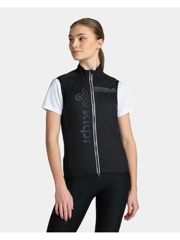 Kilpi Ženska vetru odporna telovnik Kilpi FLOW-W Črna