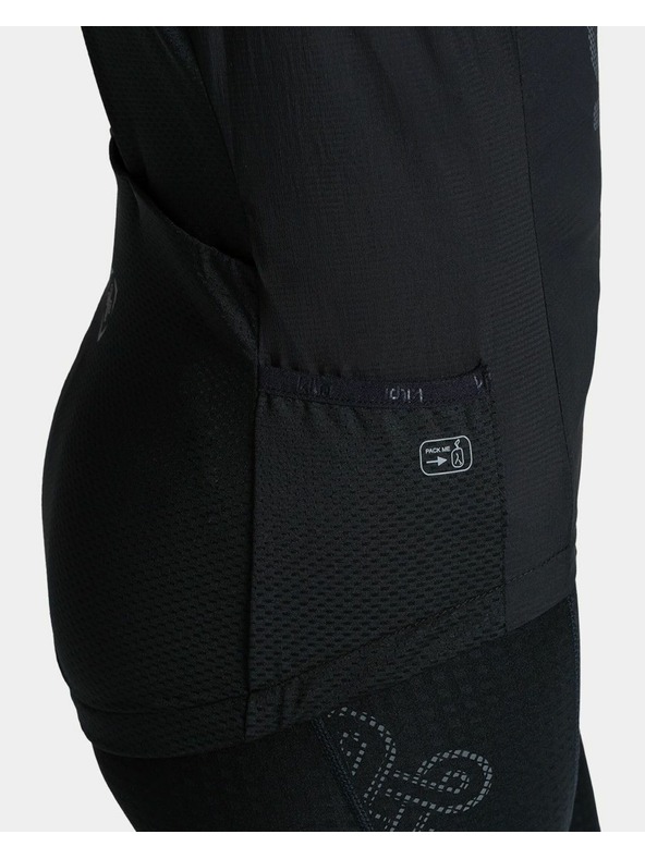 Kilpi Ženska vetru odporna telovnik Kilpi FLOW-W Črna