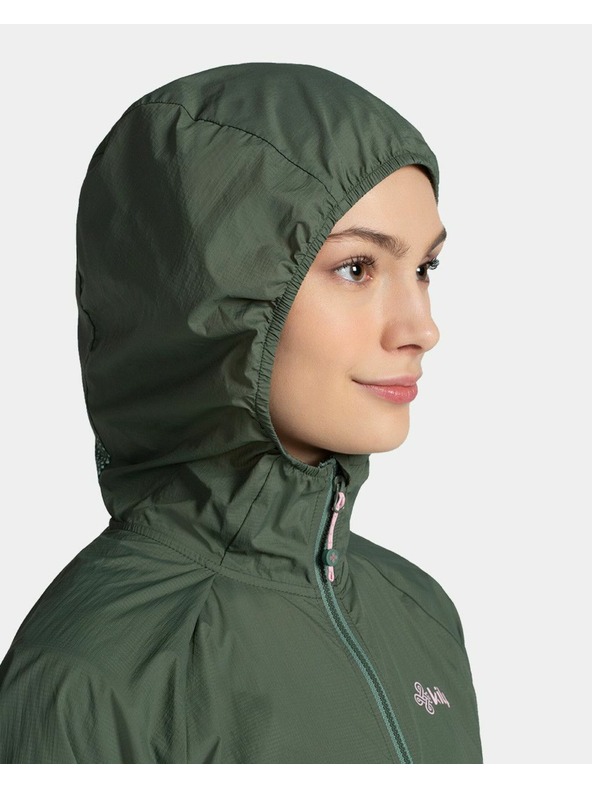 Kilpi Ženska zunanja in tekaška vetrovka Kilpi ROSA-W Temno zelena