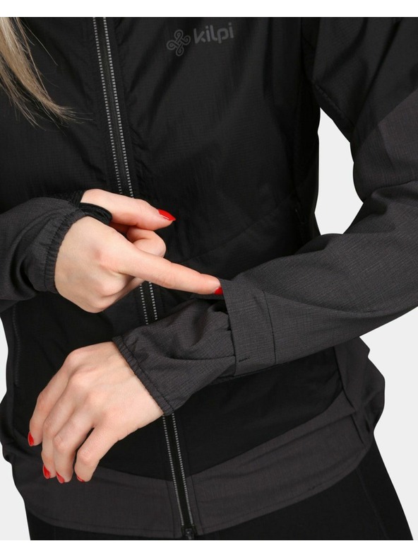 Kilpi Ženska vetru odporna jakna Kilpi RAYEN-W Črna