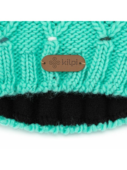 Kilpi Ženska zimska kapa Kilpi CROCHY-W Turkizna