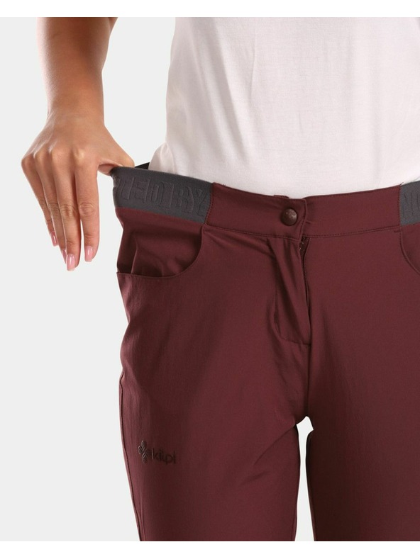 Kilpi Ženske outdoor 3/4 hlače Kilpi MEEDIN-W Temno rdeča