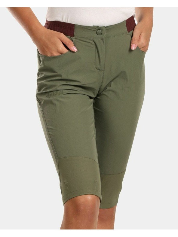 Kilpi Ženske outdoor 3/4 hlače Kilpi MEEDIN-W Khaki
