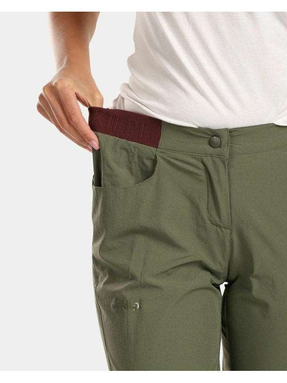 Kilpi Ženske outdoor 3/4 hlače Kilpi MEEDIN-W Khaki