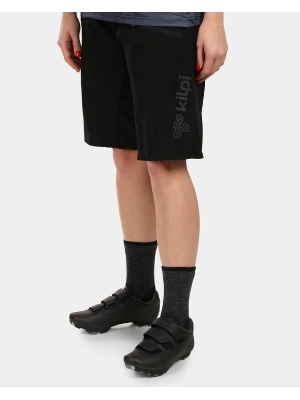 Kilpi Ženske kolesarske kratke hlače Kilpi TRACKEE-W Črna