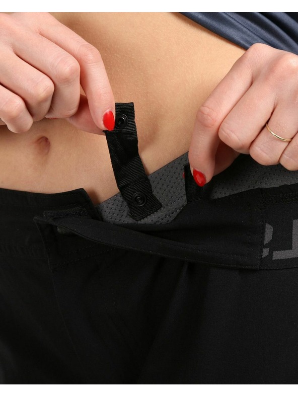 Kilpi Ženske kolesarske kratke hlače Kilpi TRACKEE-W Črna