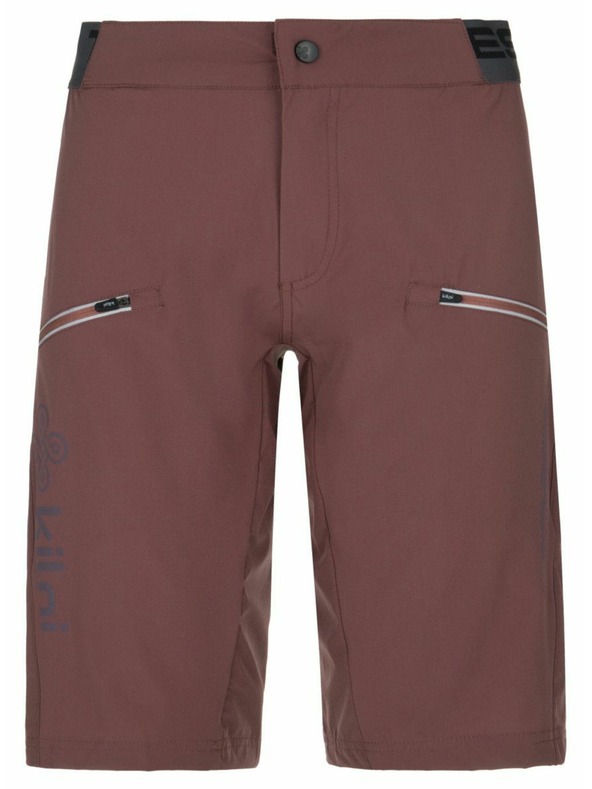 Kilpi Ženske kolesarske kratke hlače Kilpi TRACKEE-W Temno rdeča