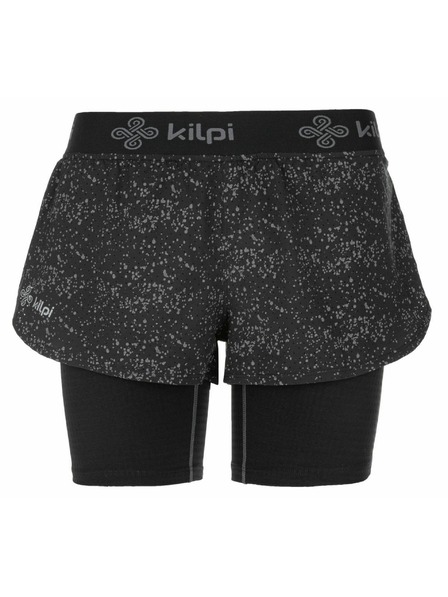 Kilpi Ženske tekaške kratke hlače 2 v 1 Kilpi BERGEN-W Črna