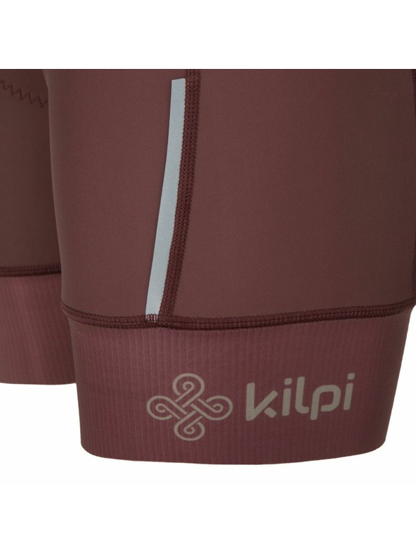 Kilpi Ženske kolesarske kratke hlače Kilpi PRESSURE-W Temno rdeča