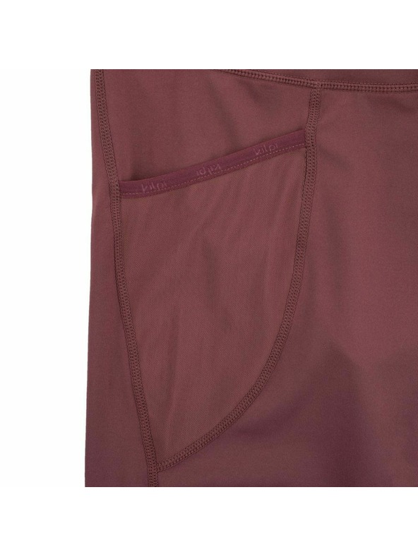 Kilpi Ženske 3/4 fitnes legice Kilpi SOLAS-W Temno rdeča