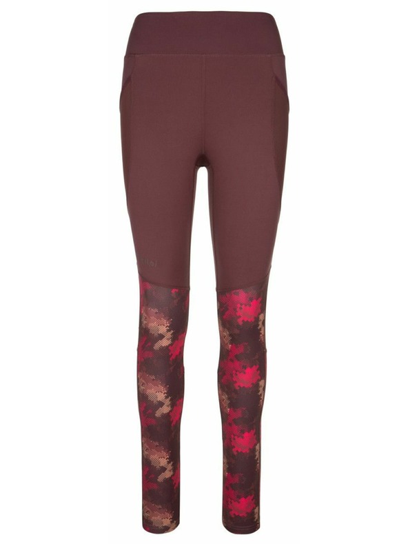 Kilpi Ženske fitnes legice Kilpi LIGANO-W Temno rdeča