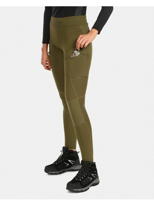 Kilpi Ženske outdoor legice Kilpi MOUNTERIA-W Zelena