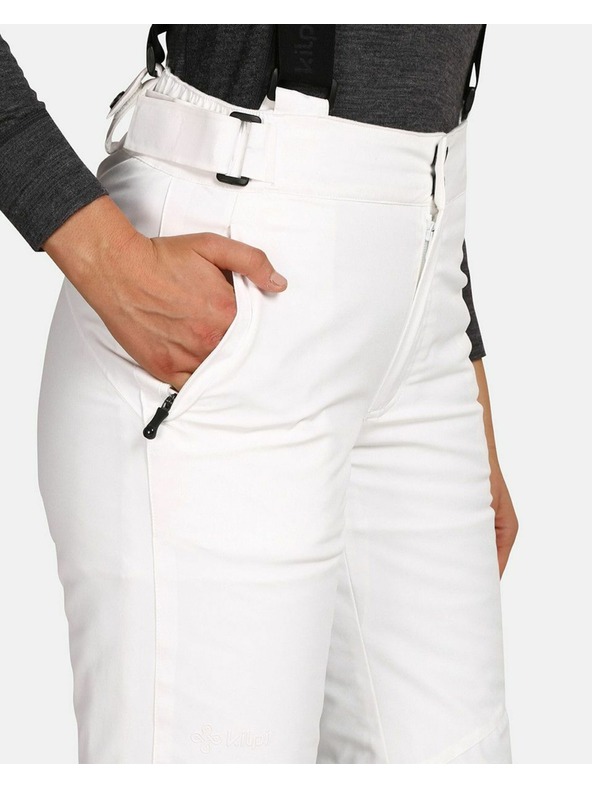Kilpi Ženske smučarske hlače Kilpi ELARE-W Bela