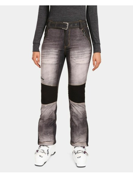 Kilpi Ženske softshell smučarske hlače Kilpi JEANSO-W Črna
