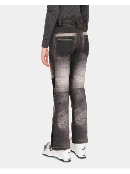 Kilpi Ženske softshell smučarske hlače Kilpi JEANSO-W Črna