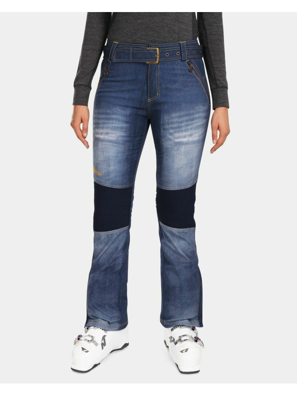 Kilpi Ženske softshell smučarske hlače Kilpi JEANSO-W Temno modra