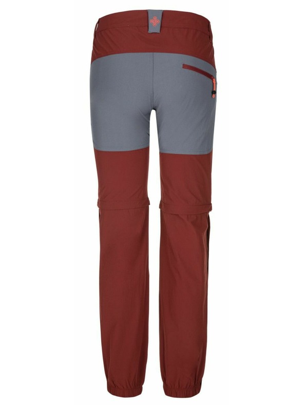 Kilpi Ženske pohodne hlače KILPI HOSIO-W Temno rdeča
