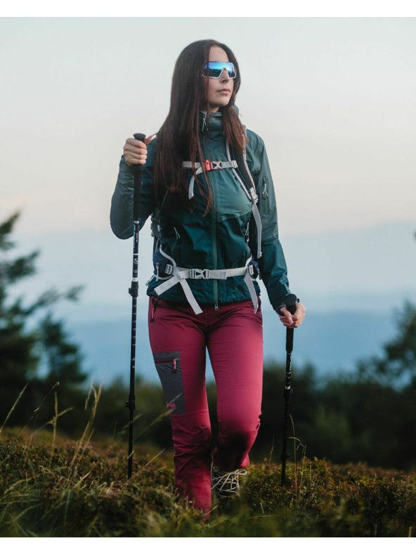 Kilpi Ženske hlače za na prostem Kilpi BELVELA-W Temno rdeča