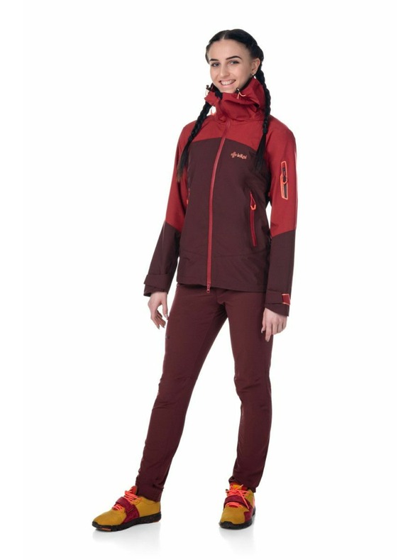 Kilpi Ženske outdoor hlače Kilpi BRODELIA-W Temno rdeča