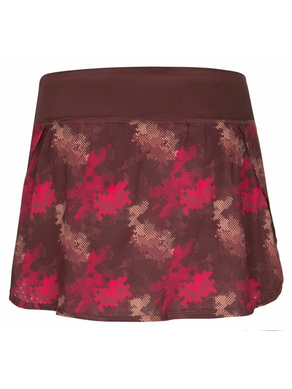 Kilpi Ženska tekaško krilo Kilpi TITICACA-W Temno rdeča