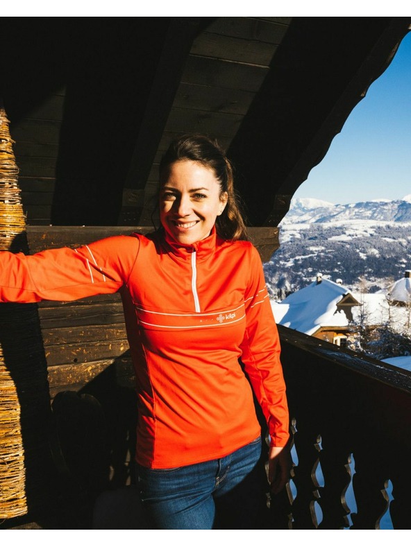 Kilpi Ženske termoaktivno perilo z dolgimi rokavi Kilpi LEEMA-W Rdeča