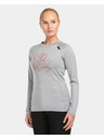 Kilpi Ženska funkcionalna majica z dolgimi rokavi Kilpi MAVORA TOP-W Svetlo siva