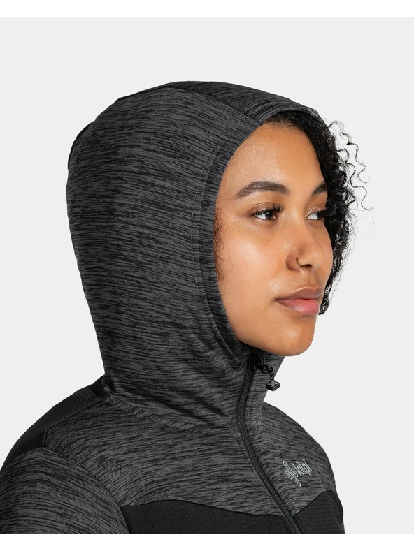 Kilpi Ženska športna jopa s kapuco Kilpi SEVELEN-W Črna