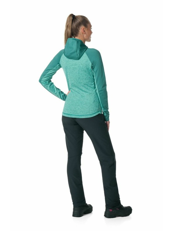 Kilpi Ženska športna jopa s kapuco Kilpi LAYANA-W Temno rdeča