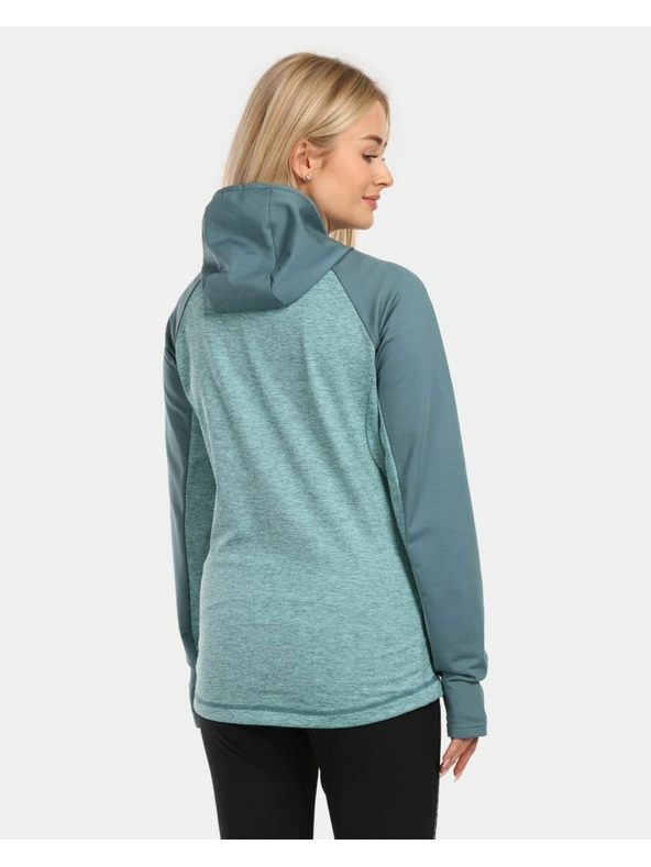 Kilpi Ženska sportna jopica s kapuco Kilpi LAYANA-W Turkizna