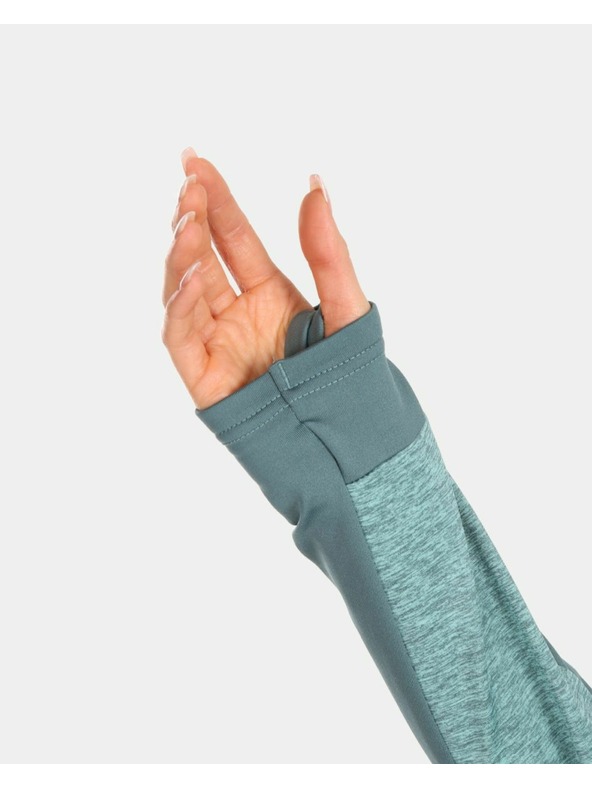 Kilpi Ženska sportna jopica s kapuco Kilpi LAYANA-W Turkizna