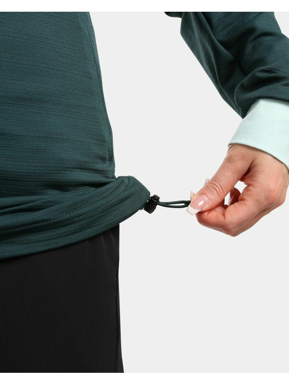 Kilpi Ženska raztegljiva jopa s kapuco Kilpi MEMPHIS-W Temno zelena