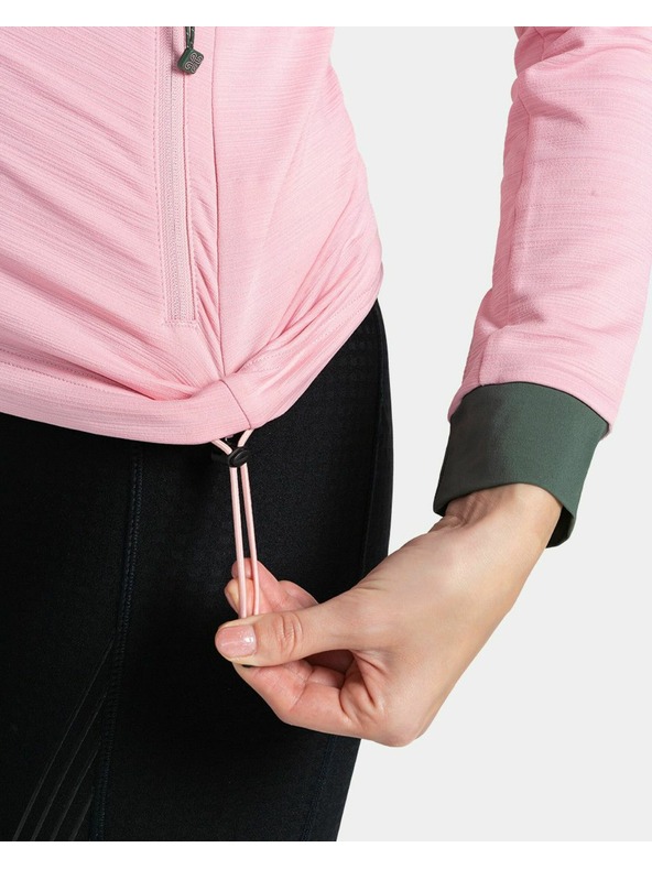 Kilpi Ženska raztegljiva jopica s kapuco Kilpi MEMPHIS-W Svetlo roza